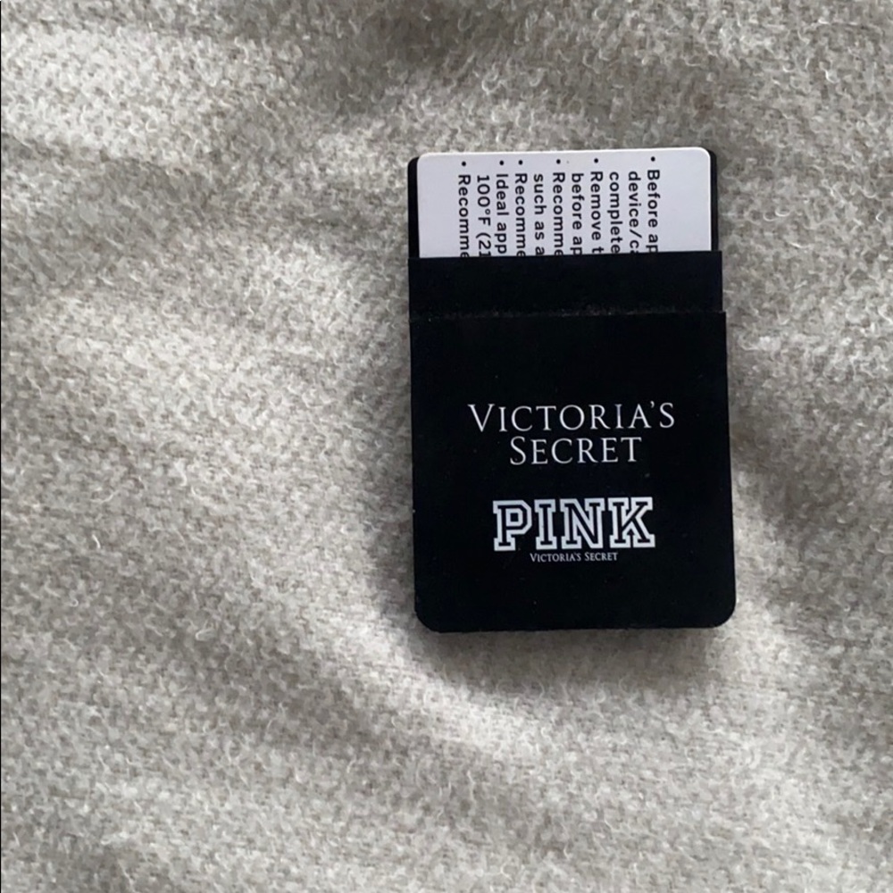 PINK Stick on Card Slot